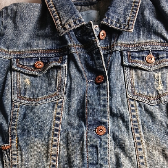 Aeropostale Blue Washed Denim Jacket - Picture 5 of 15